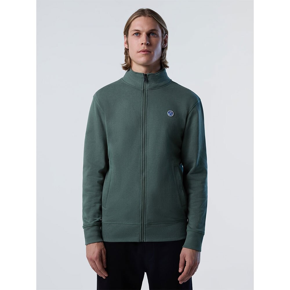 

Толстовка North Sails Logo Full Zip, зеленый