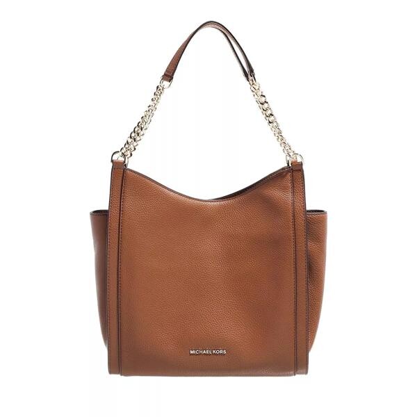 Сумка-тоут medium chain shoulder tote Michael Michael Kors, коричневый сумка тоут michael kors sullivan tote темно коричневый коричневый