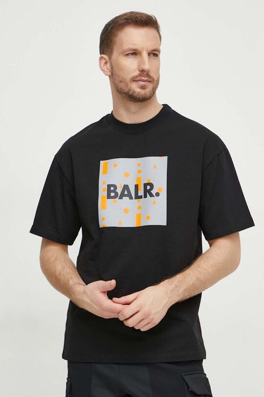 

Хлопковая футболка BALR., черный
