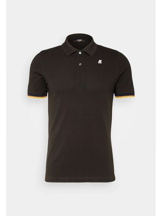 

Поло стандартного кроя K-Way, черный