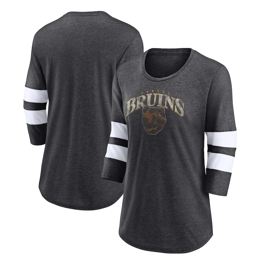 

Футболка с длинным рукавом Fanatics Branded Boston Bruins, угольный