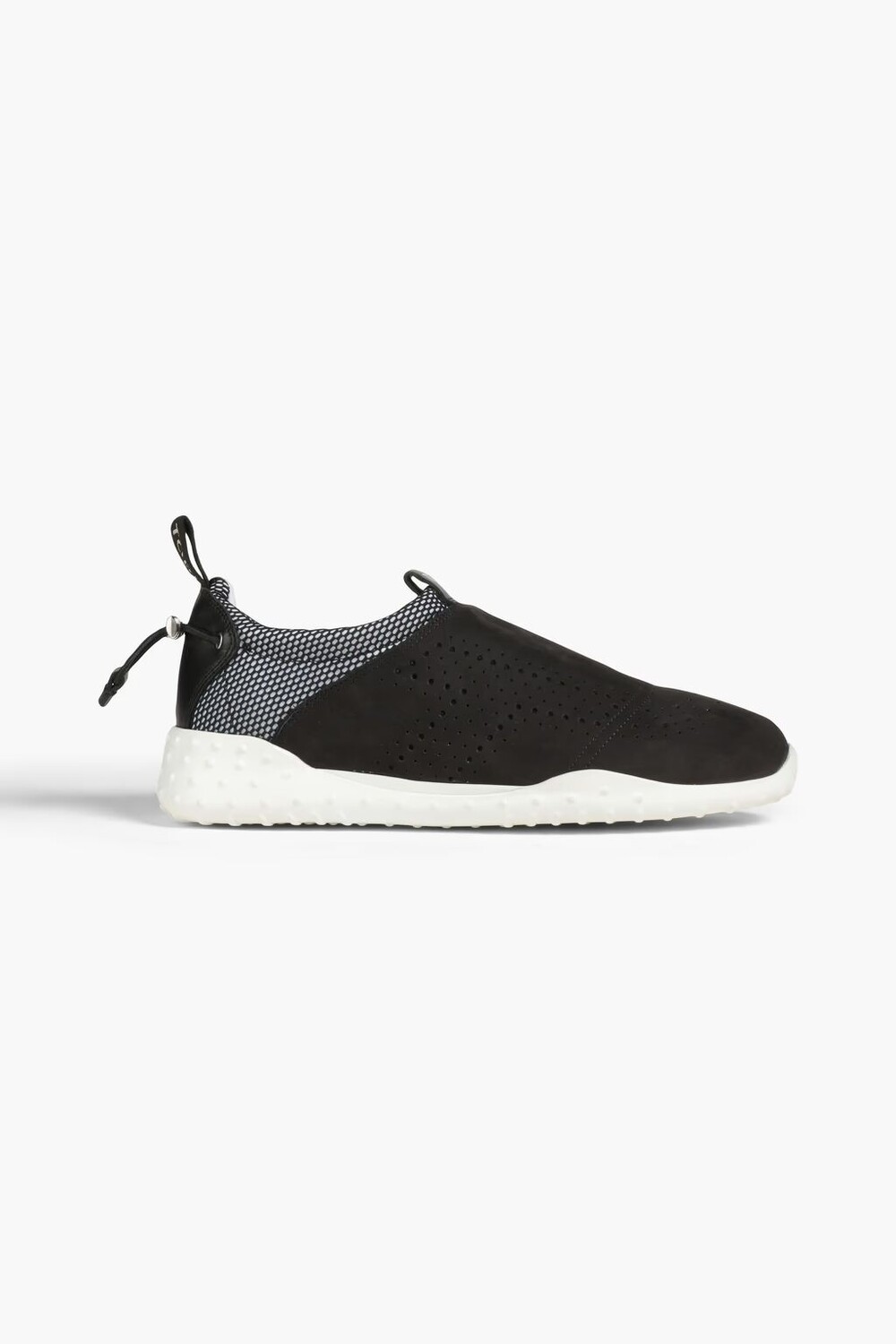 

Кроссовки из сетки и замши Tod'S, черный