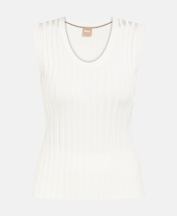 

Пуловер без рукавов Boss, цвет Wool White