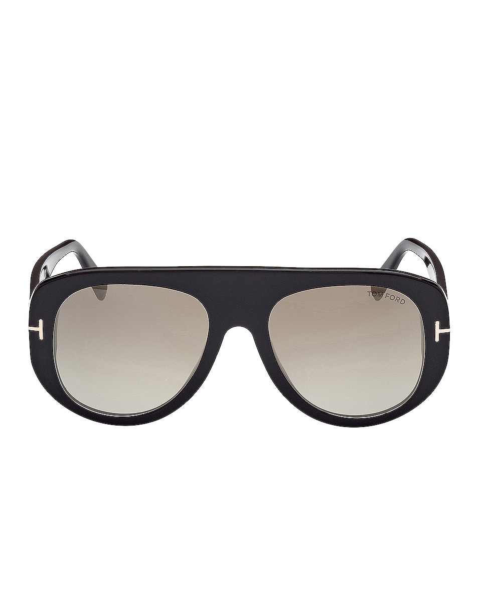 Солнцезащитные очки Tom Ford Cecil, цвет Shiny Black & Brown