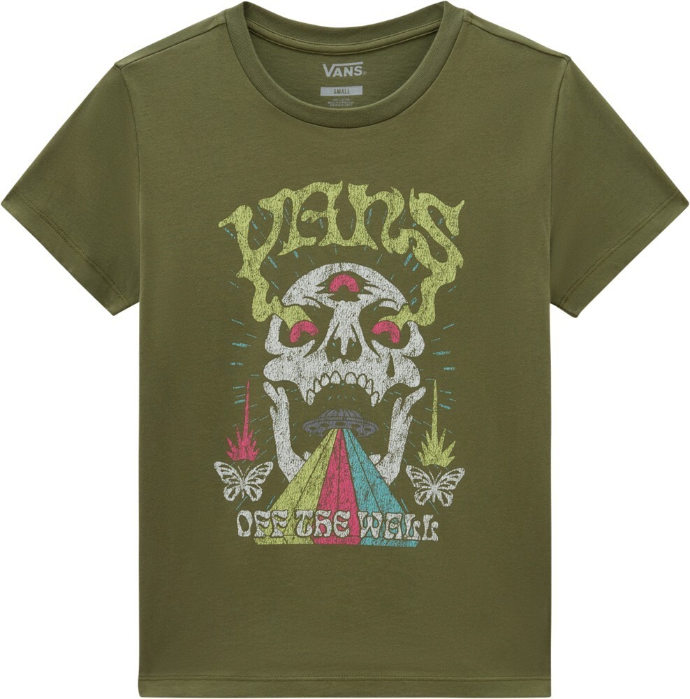 

Топ Vans Skull Saucer Crew, зеленый