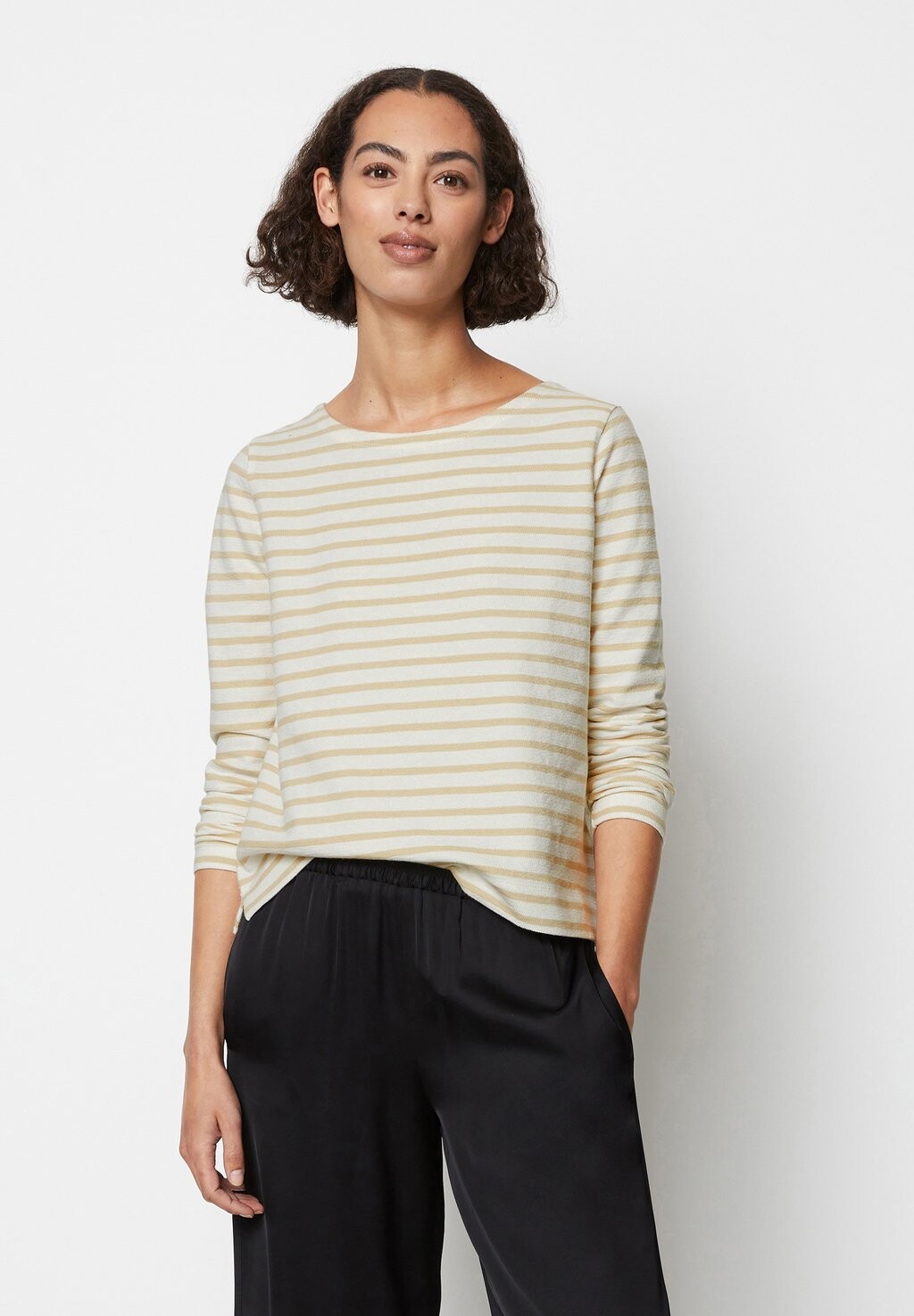 

Топ с длинными рукавами STRIPED Marc O'Polo, цвет Beige