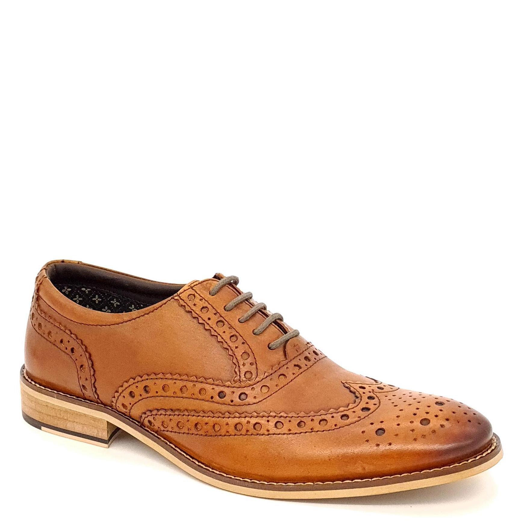 Кожаные туфли-броги Enfield Frank James, коричневый кожаные формальные туфли броги harlow с острым носком frank james коричневый