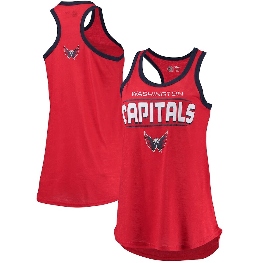 

Топ G-III Sports by Carl Banks Washington Capitals, красный