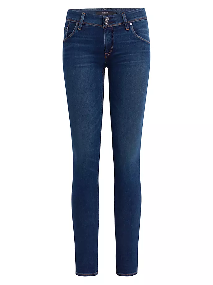 

Джинсы скинни Collin со средней посадкой Hudson Jeans, цвет obscurity