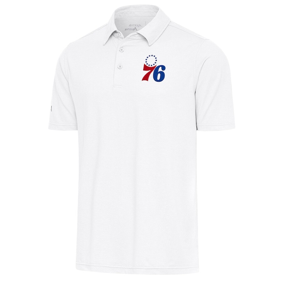 

Поло с коротким рукавом Antigua Philadelphia 76Ers, белый