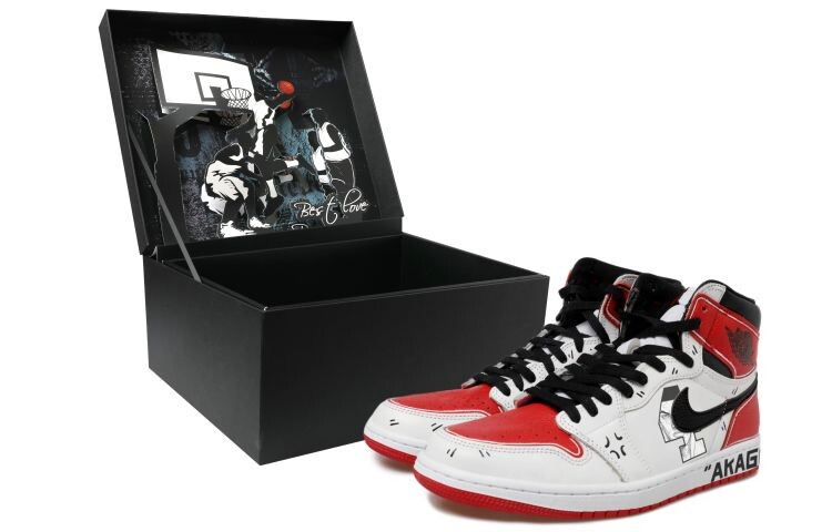

Баскетбольные кроссовки Air 1 Vintage Unisex High-top White/Red Jordan