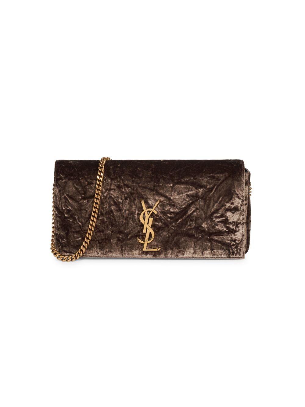 

Сумка на цепочке Kate 99 из бархата и кожи Saint Laurent