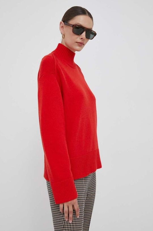 

Свитер из смесовой шерсти Tommy Hilfiger, красный