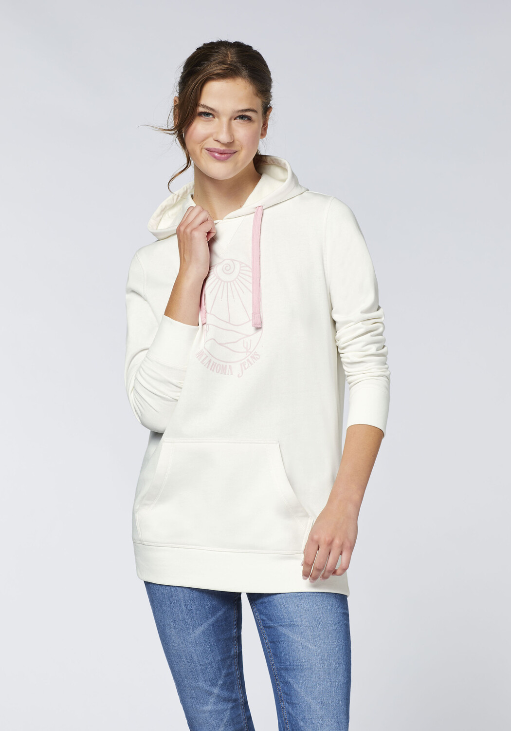 

Толстовка Oklahoma Jeans Hoodie, белый