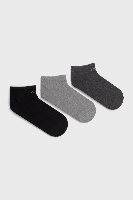 

Носки (3 пары) Calvin Klein, серый