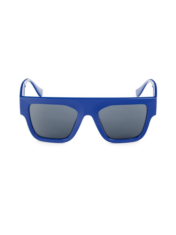 

Прямоугольные солнцезащитные очки 56MM Versace, цвет Blue Grey