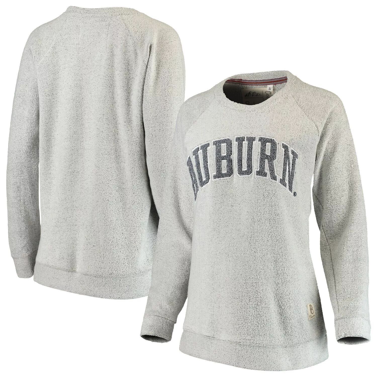 

Женский свитшот Pressbox Grey Auburn Tigers Helena Comfy