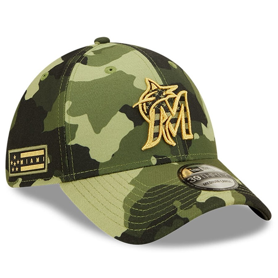 

Бейсболка New Era Miami Marlins, камуфляж