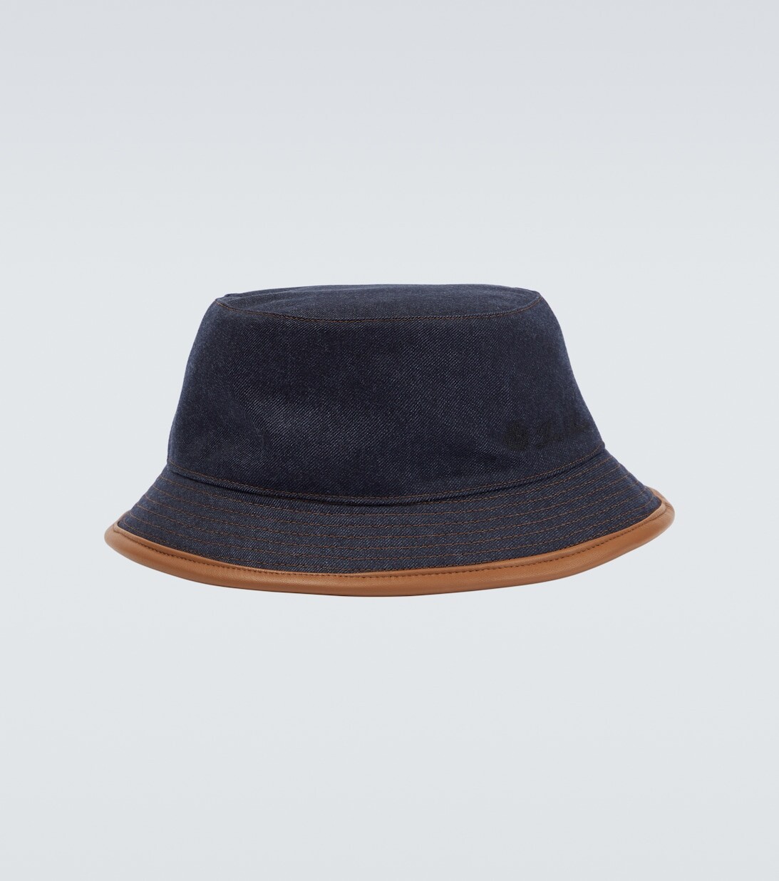

Панама из шерсти, хлопка и кашемира Loro Piana, синий