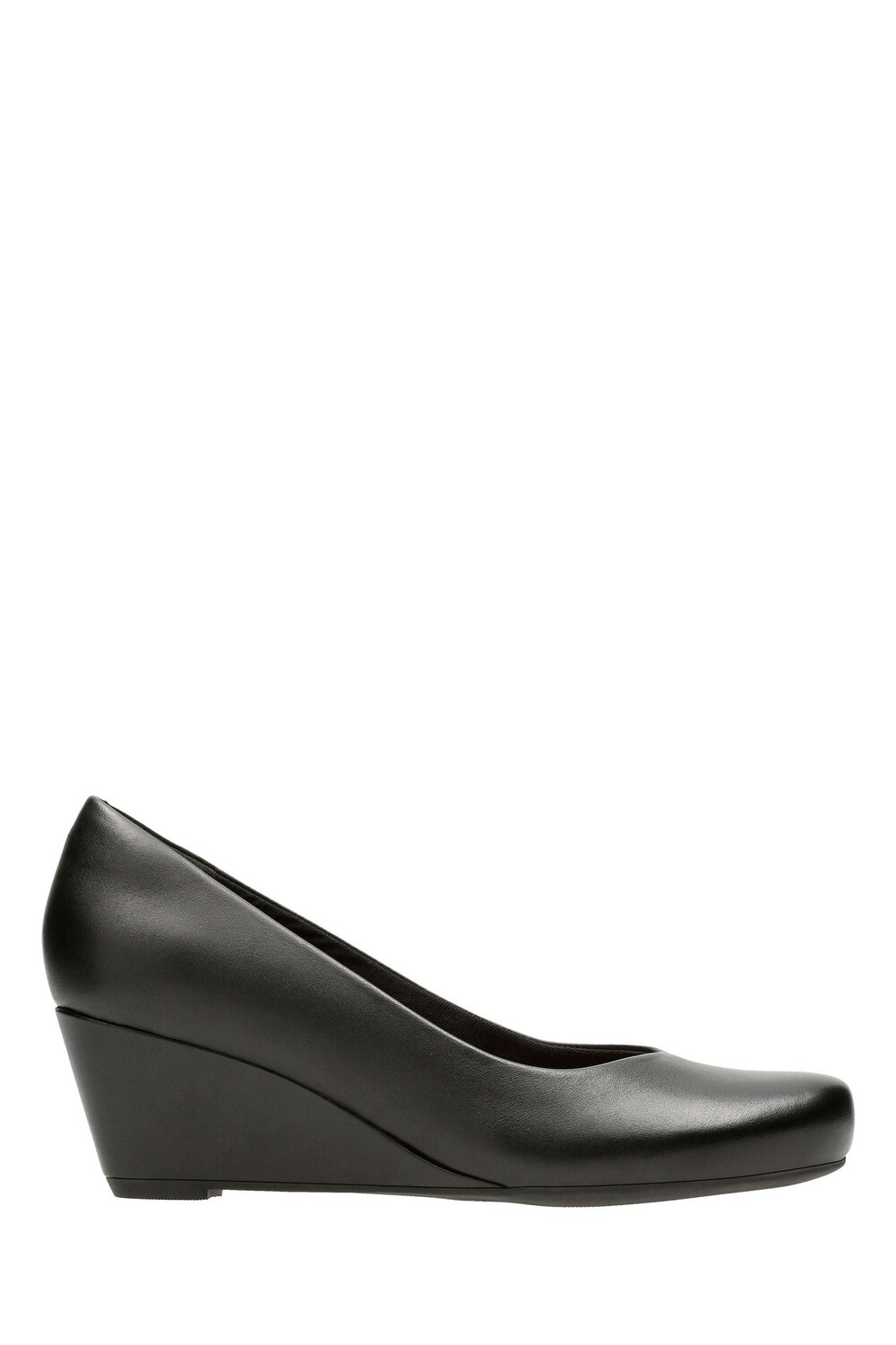

Флорес Тюльпан кожаные туфли Clarks, черный