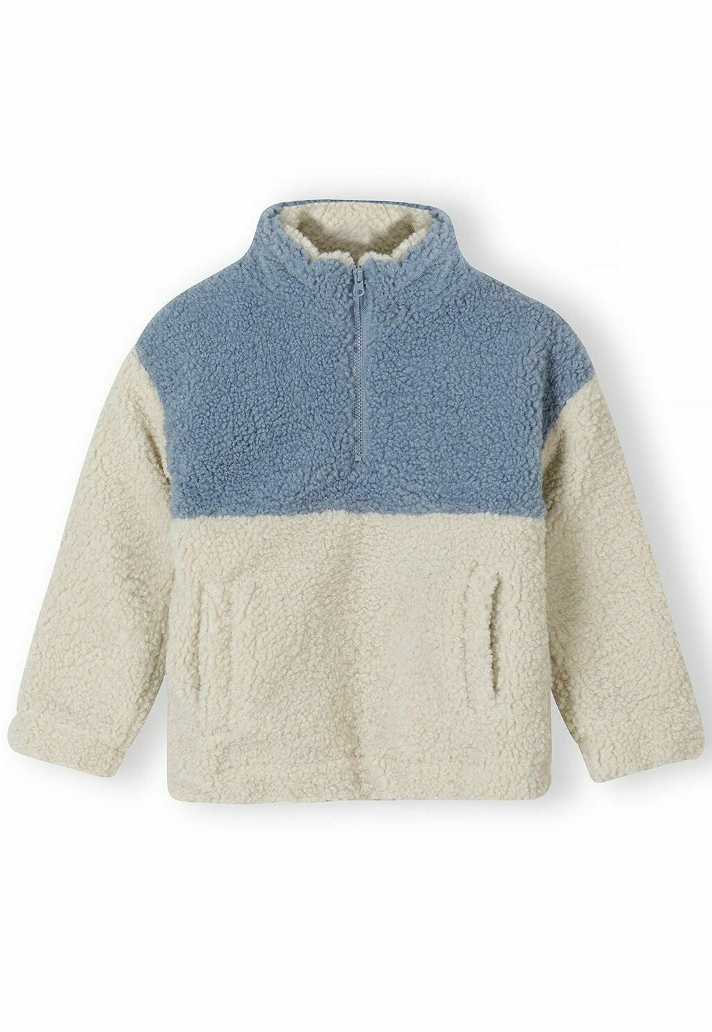 

Флисовый свитер ZIP THRU STANDARD MINOTI, цвет off white blue