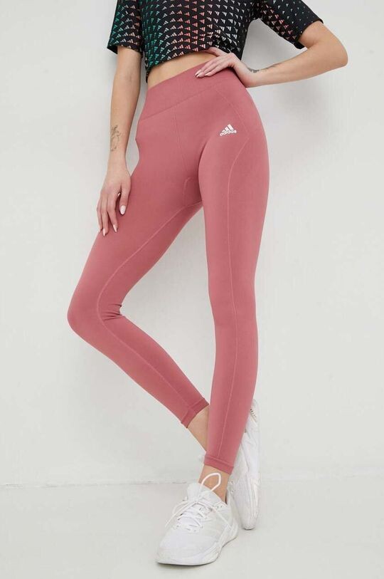 

Леггинсы для тренировок Aeroknit adidas, розовый