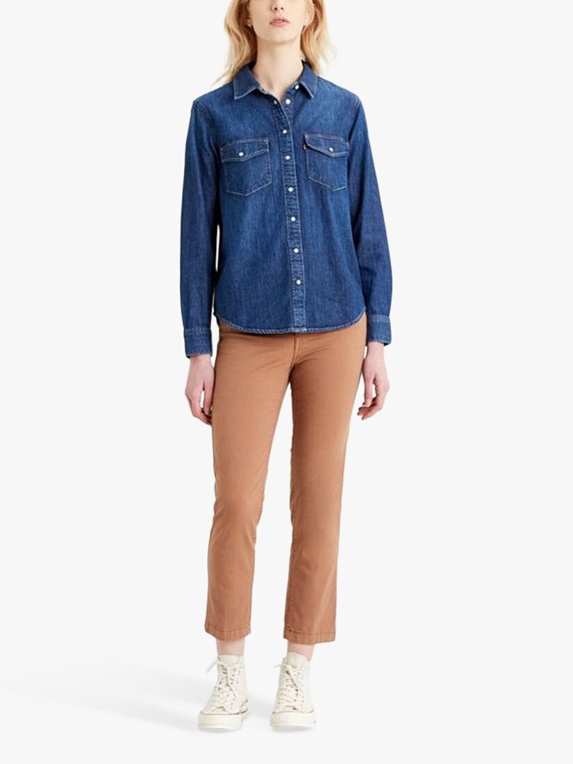 

Джинсовая рубашка Levi's Essential Western, Air Space
