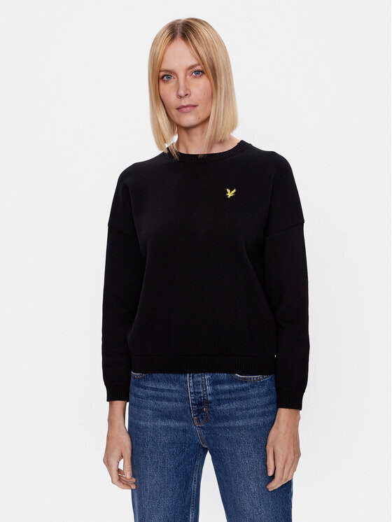 

Свитер обычного кроя Lyle & Scott, черный