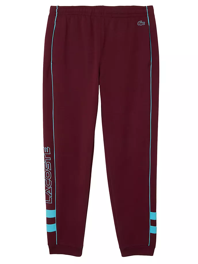 

Джоггеры узкого кроя с логотипом Lacoste, цвет burgundy