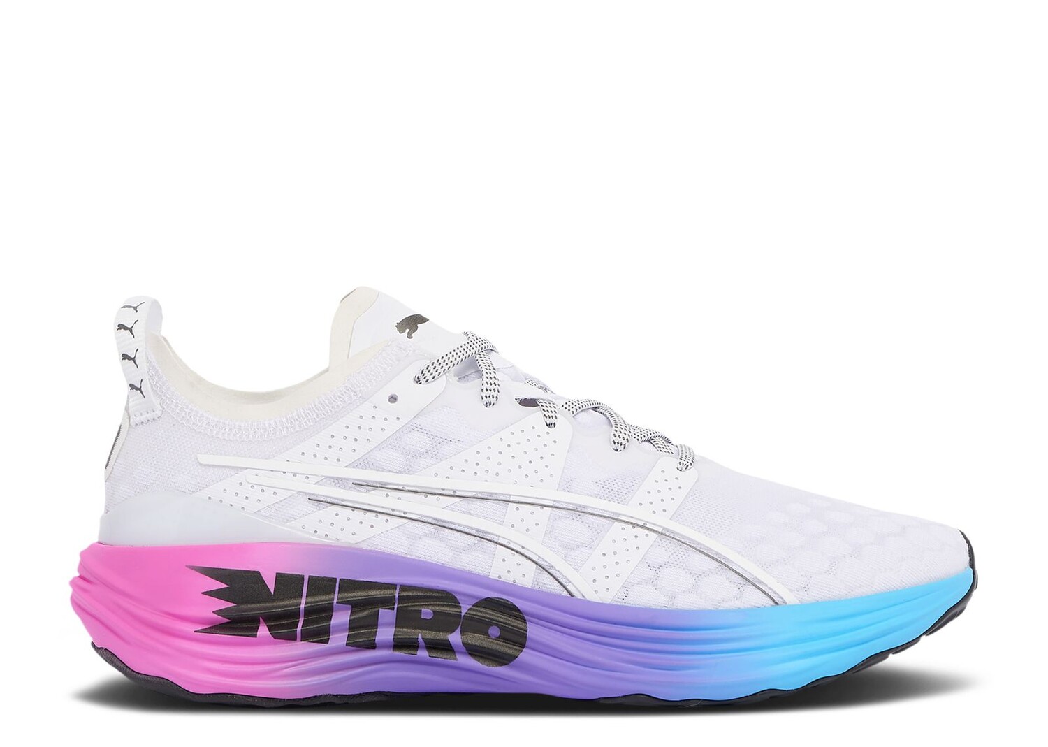 

Кроссовки Puma Foreverrun Nitro 'Sunset - White', белый, Белый;серый