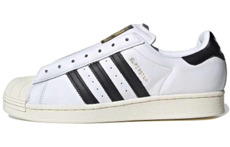 

Туфли для скейтбординга Adidas Originals Superstar без шнурков унисекс Cloud White/Core Black