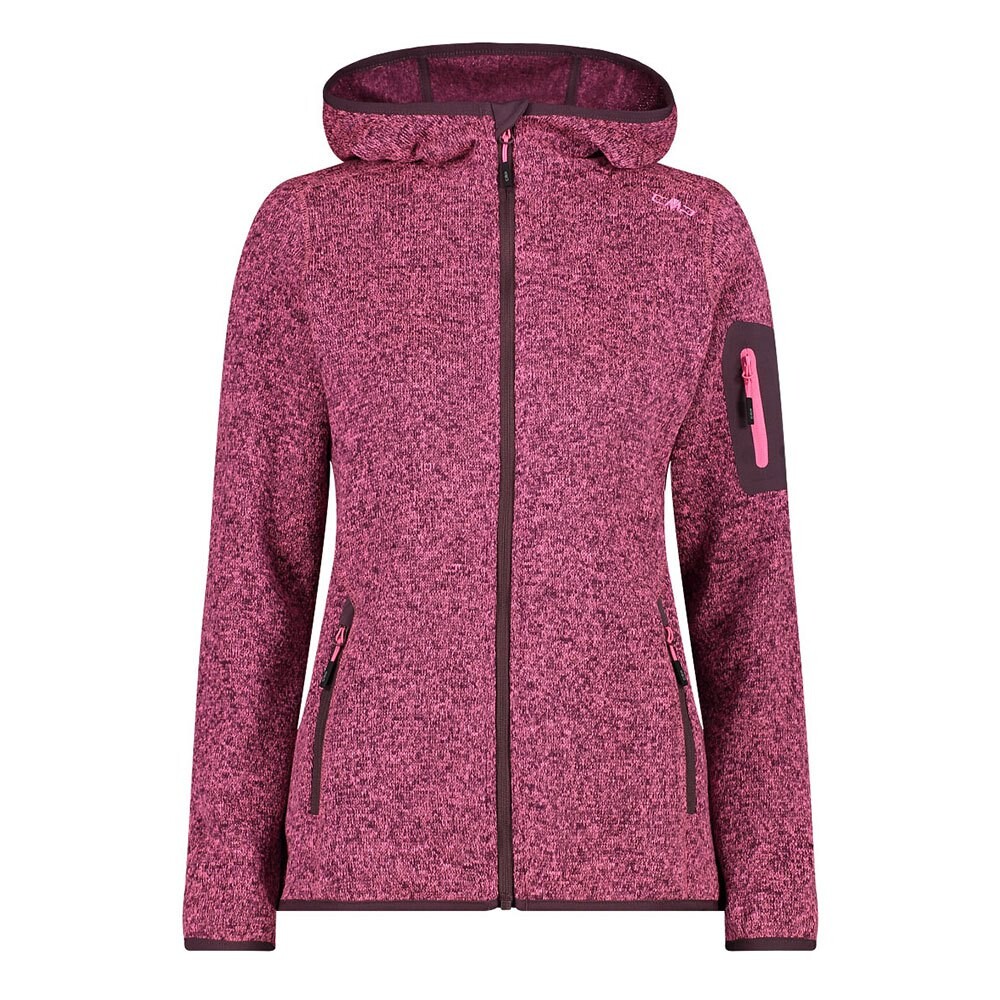 

Куртка CMP 3H19826 Hooded Fleece, розовый