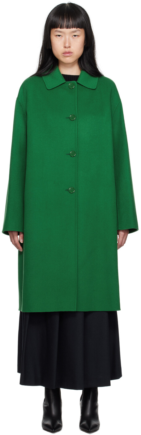 

Зеленое пальто Nizza S Max Mara, Зеленый