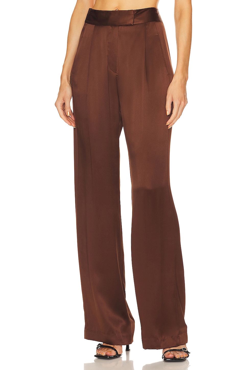 

Брюки The Sei Wide Leg Trouser, цвет Chocolate