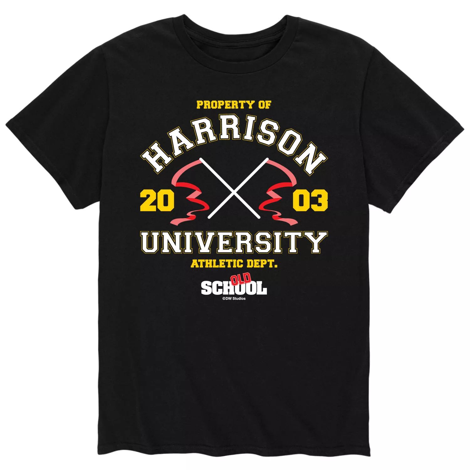 Мужская футболка Old School Harrison Athletic Dept. Licensed Character