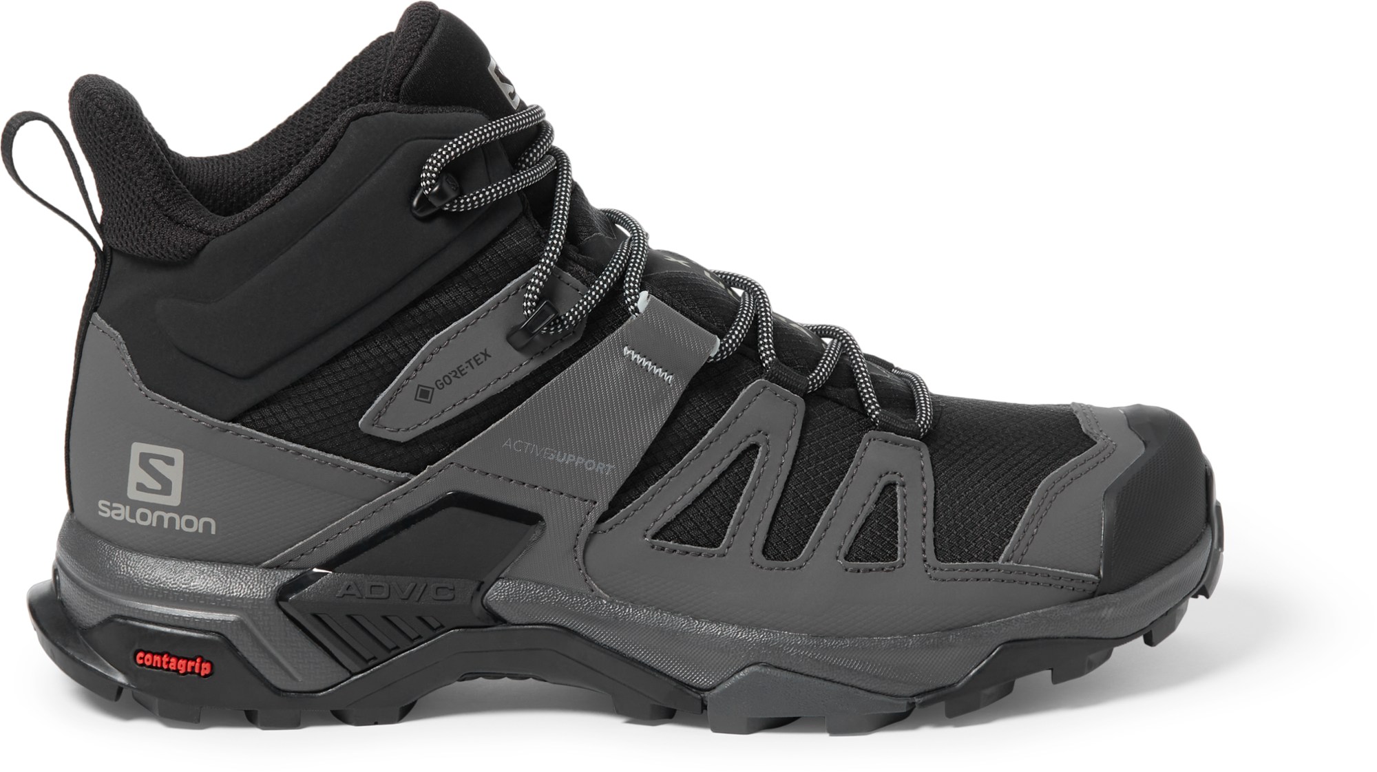 Походные ботинки X Ultra 4 Mid GORE-TEX — мужские Salomon, черный
