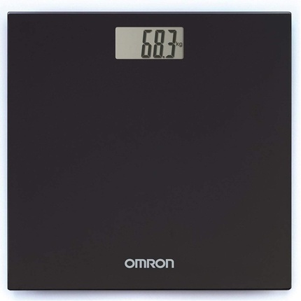 Цифровые персональные весы OMRON HN289 с большим ЖК-дисплеем и нескользящими ножками, черные цена и фото