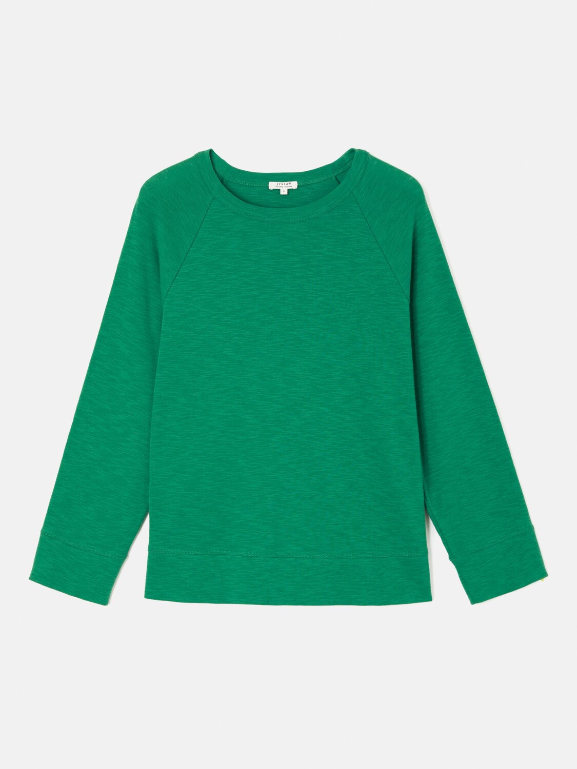 

Хлопковая футболка Jigsaw Raglan, хаки