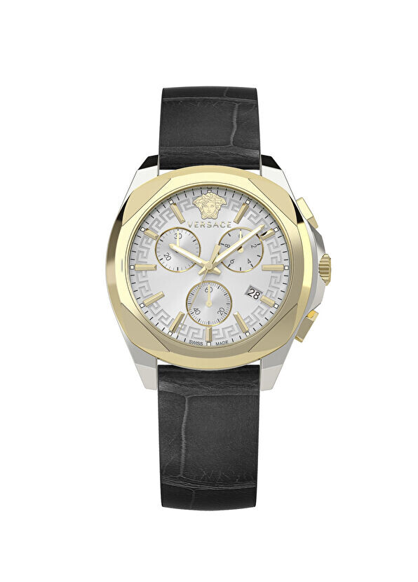

Vrscve3Ca0223 кожаные женские наручные часы Versace, черный