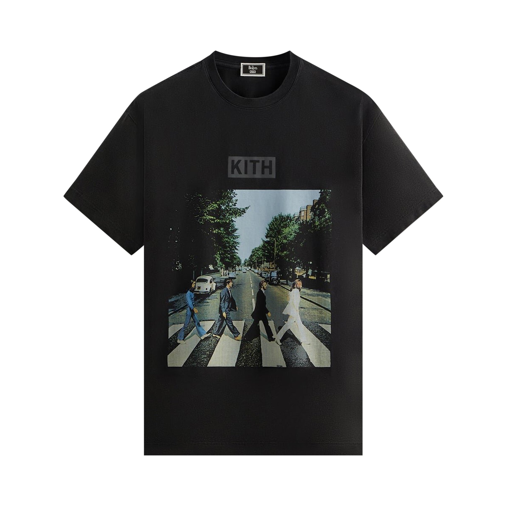 Винтажная футболка Kith For The Beatles Abbey Road, черная футболка dreamshirts the beatles abbey road мужская белая xl