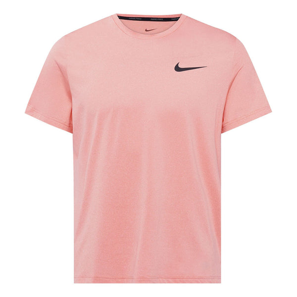 Футболка Nike Pro Dri-FIT Solid Color Casual Sports Quick Dry Round Neck Short Sleeve Pink, мультиколор футболка nike style essentials washed solid color loose sports round neck short sleeve pink розовый