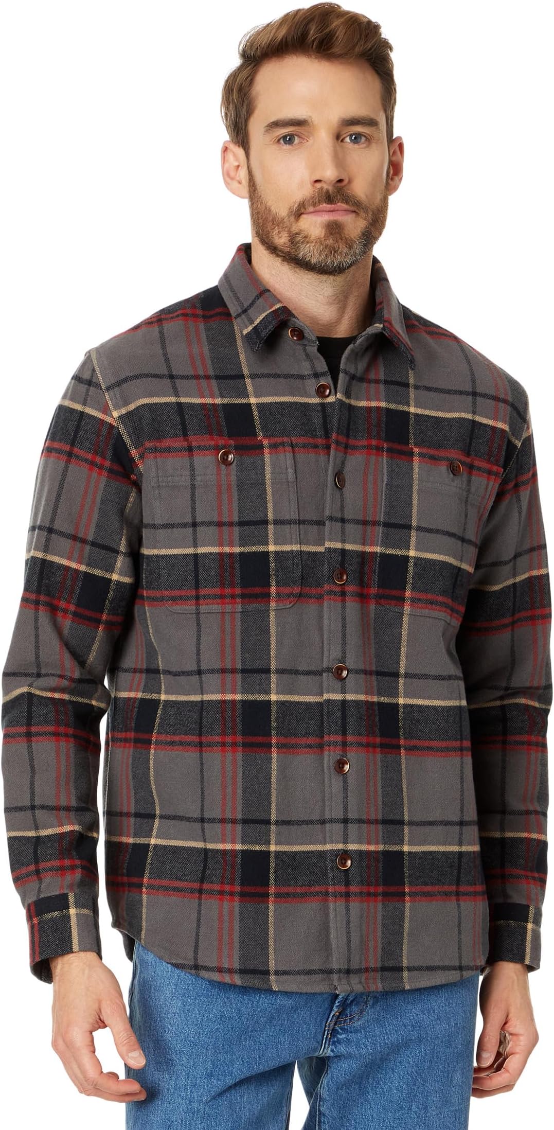 Рубашка Lower Ridge Long Sleeve Flannel Quiksilver, цвет Granite Grey Lower Ridge