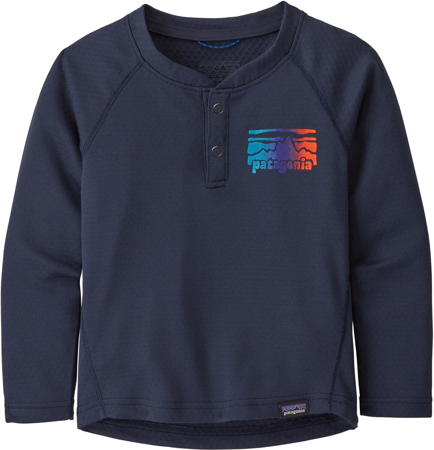 

Базовый слой Henley средней плотности Baby Capilene - для младенцев Patagonia, синий
