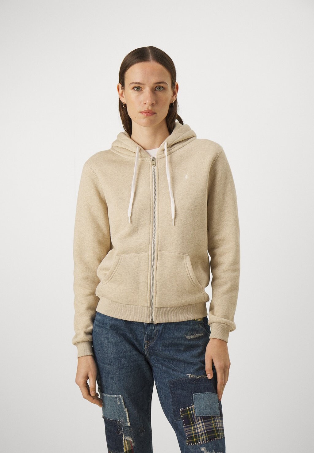 

Толстовка на молнии Long Sleeve Polo Ralph Lauren, цвет expedition dune heather