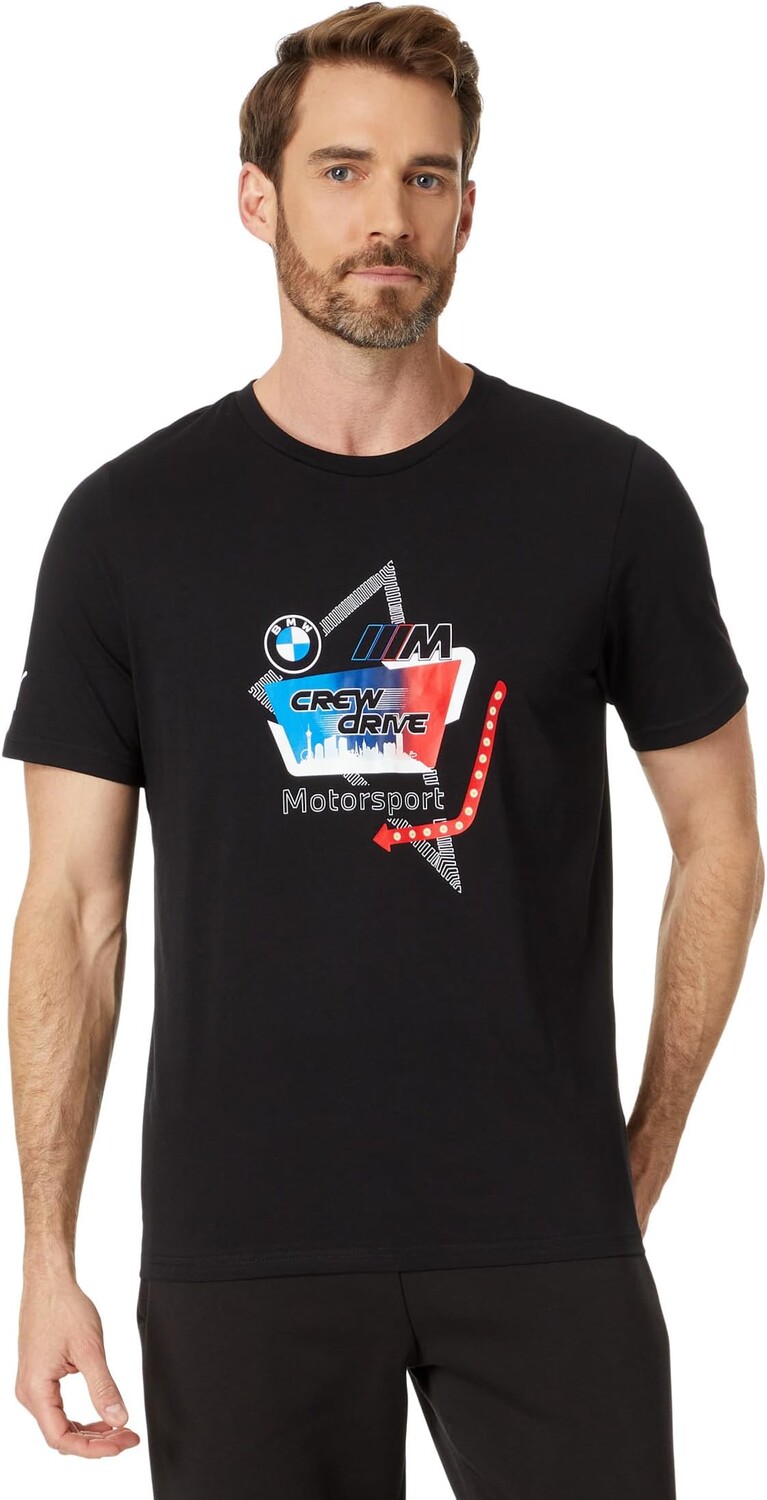 

Футболка BMW Garage Crew Las Vegas PUMA, цвет Puma Black
