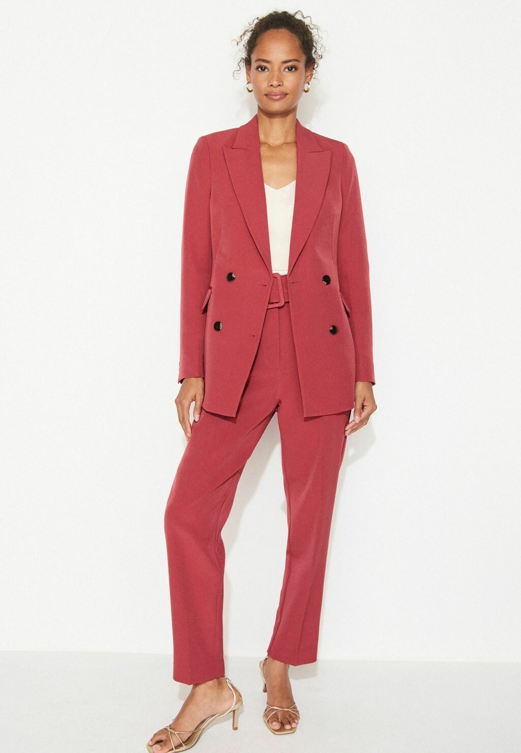 

Короткое пальто TAILORED DOUBLE BREASTED Next, цвет pink
