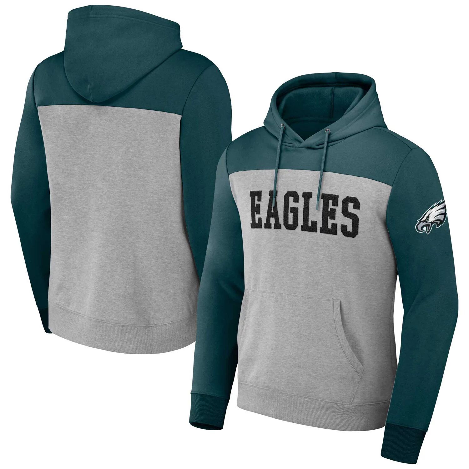 

Мужская коллекция NFL x Darius Rucker от Fanatics Heather Grey Philadelphia Eagles с цветными блоками пуловер с капюшоном