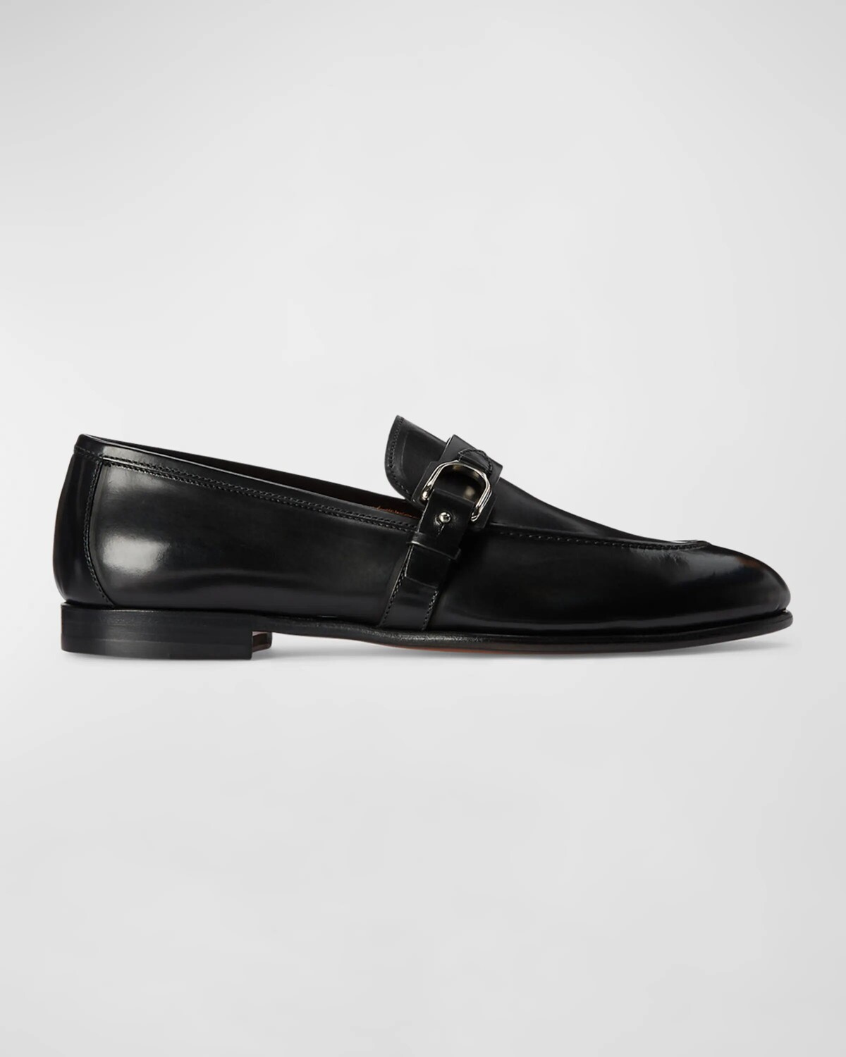 

Мужские лоферы Welington из вощеной телячьей кожи Ralph Lauren Purple Label, черный