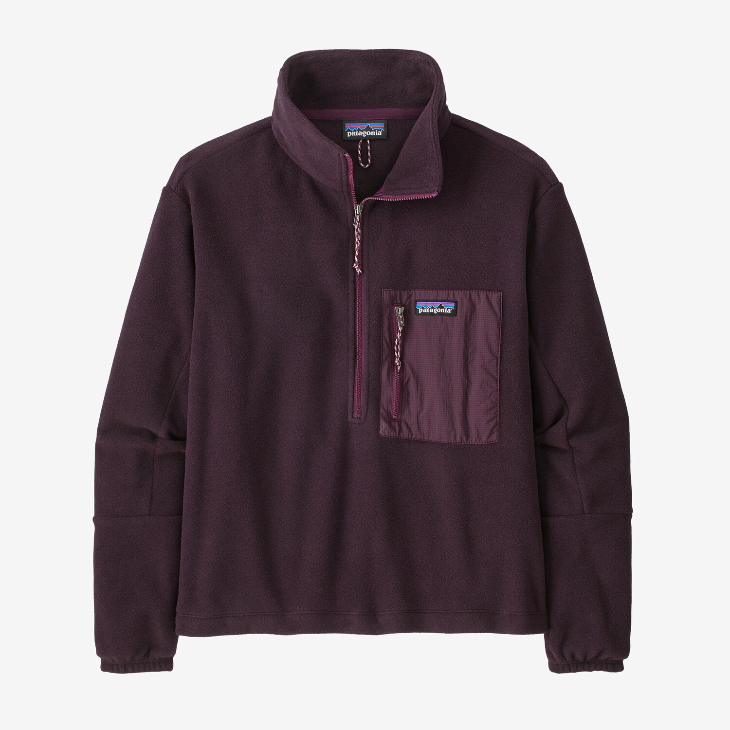 

Женский флисовый пуловер с молнией 1/2 Microdini Patagonia, цвет Obsidian Plum