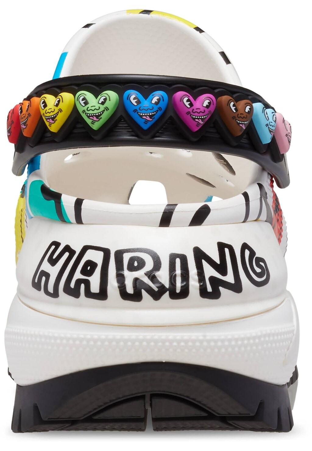 

Сабо KEITH HARING MEGA CRUSH Crocs, черный металлик